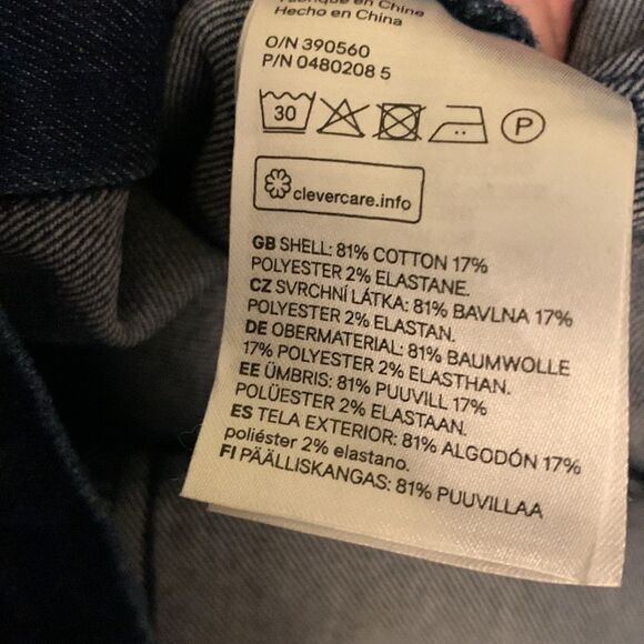 Divided by H&M size 4 formfitting denim long sleeve dress - Picture 5 of 6